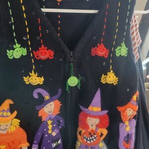 Vintage Colorful Halloween Vest
